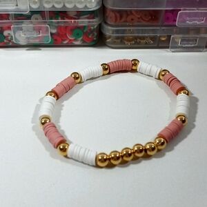 Handmade Clay Bead Bracelet Jewelry Women Teens (103)